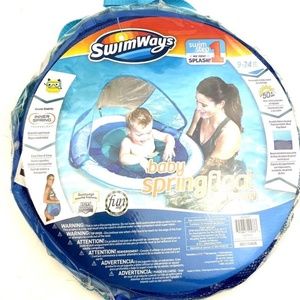 Baby Float Swimming Sun Canopy 9/24m children kids boys girls Carry case splash